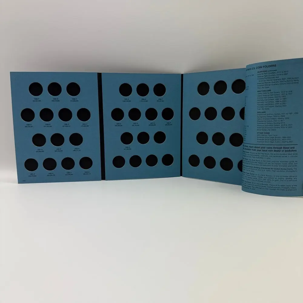 Whitman Washington Quarter Coin Folders - Lot of 4 (1932–1998)